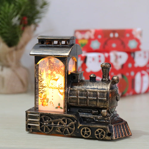 Christmas Glow Train Lantern – LED Holiday Decoration