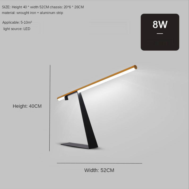AuraBalance™ Minimalist LED Desk Lamp – Modern Ambient Lighting