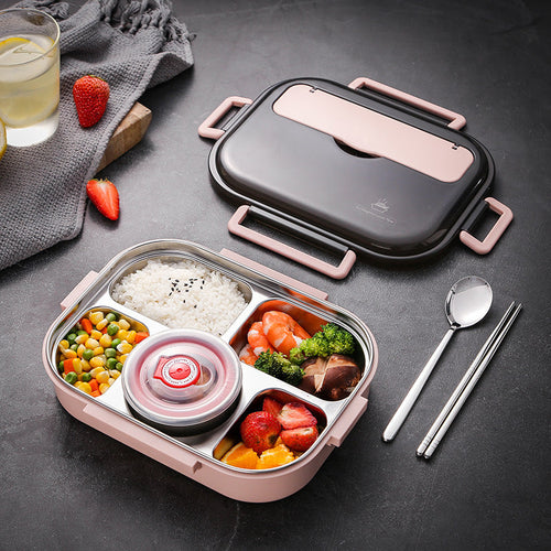 Kids Bento Lunch Box – Meal Separated, Leak-Proof Design