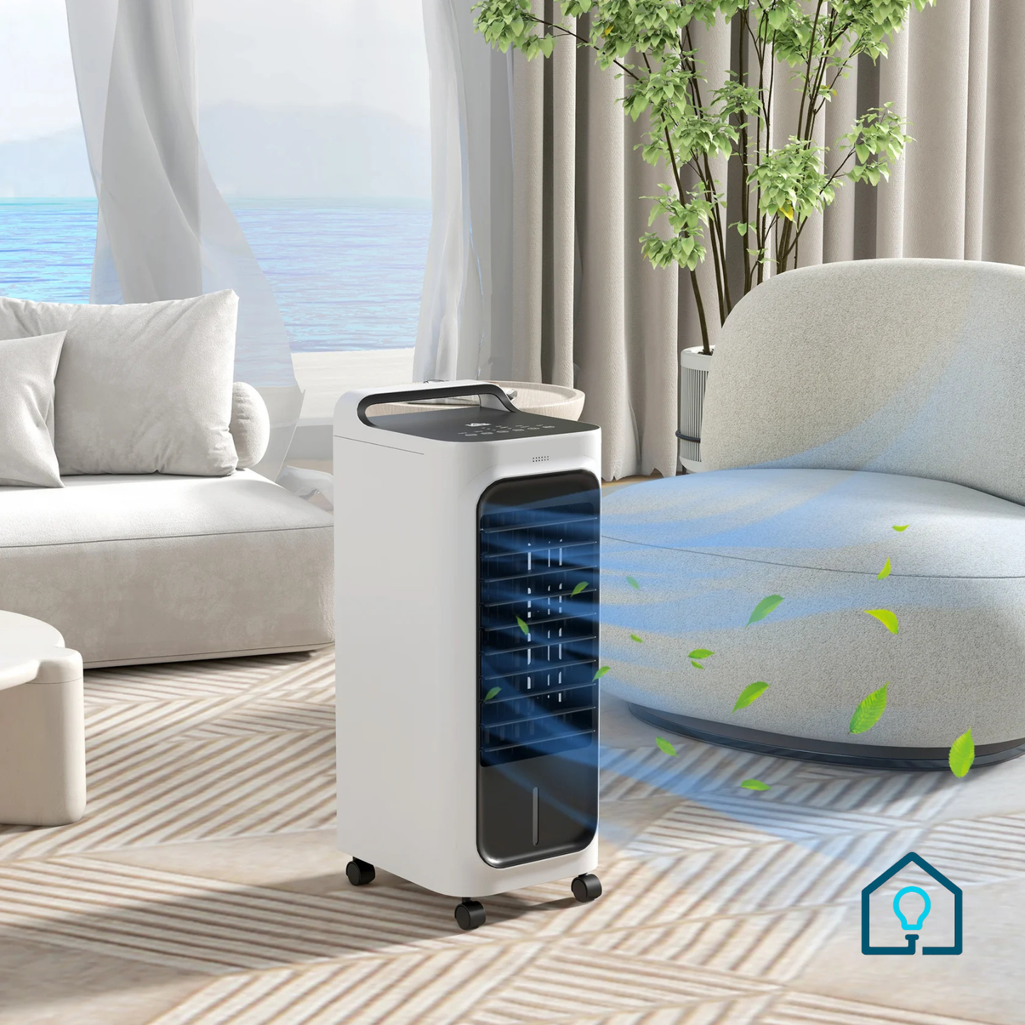Room Air Cooler with Ice Pack Technology