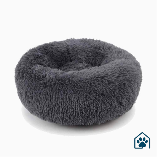 Calming Pet Bed – Deep Plush Washable Nest (70cm / 90cm / 120cm)
