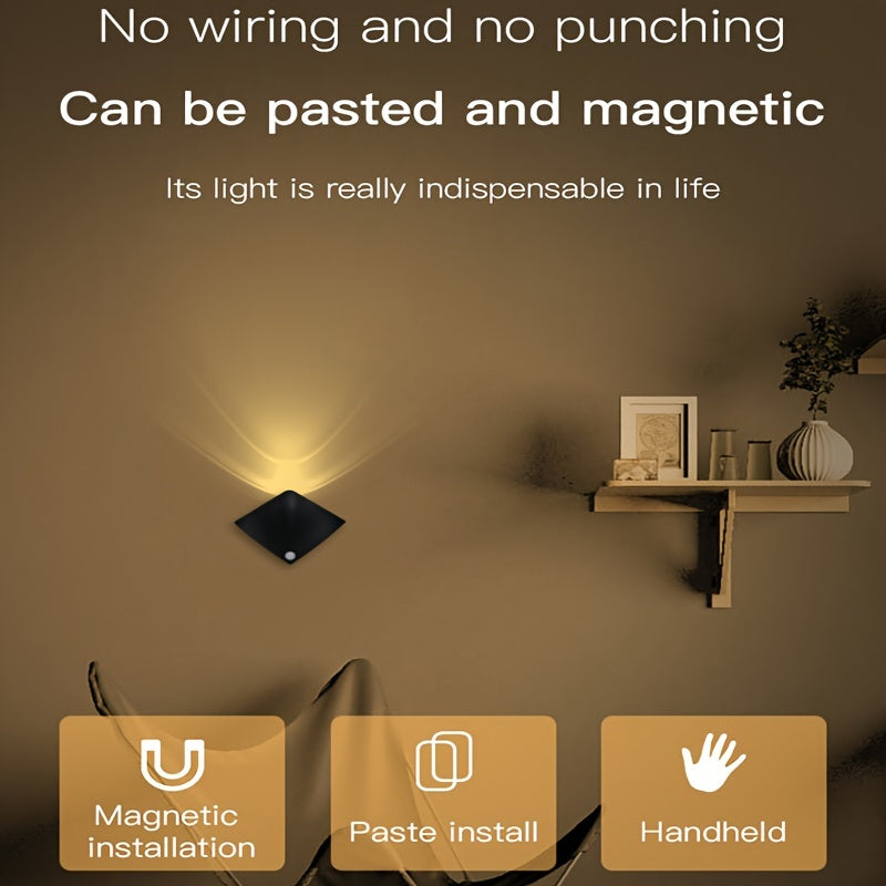 Motion-Activated Modern Wall Lamp for Bedroom & Porch