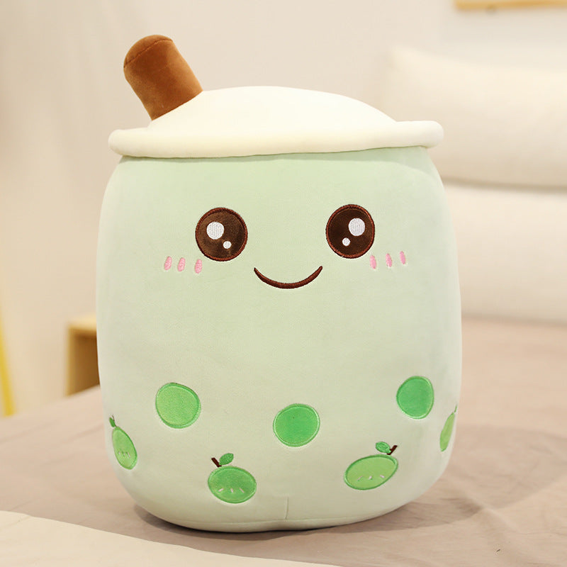 Milk Tea Boba Plush Cushion – Cute Kids Gift