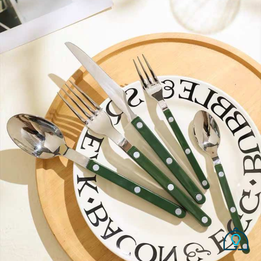 10-Piece French Dopamine Flatware Set – Bistrot Style Cutlery