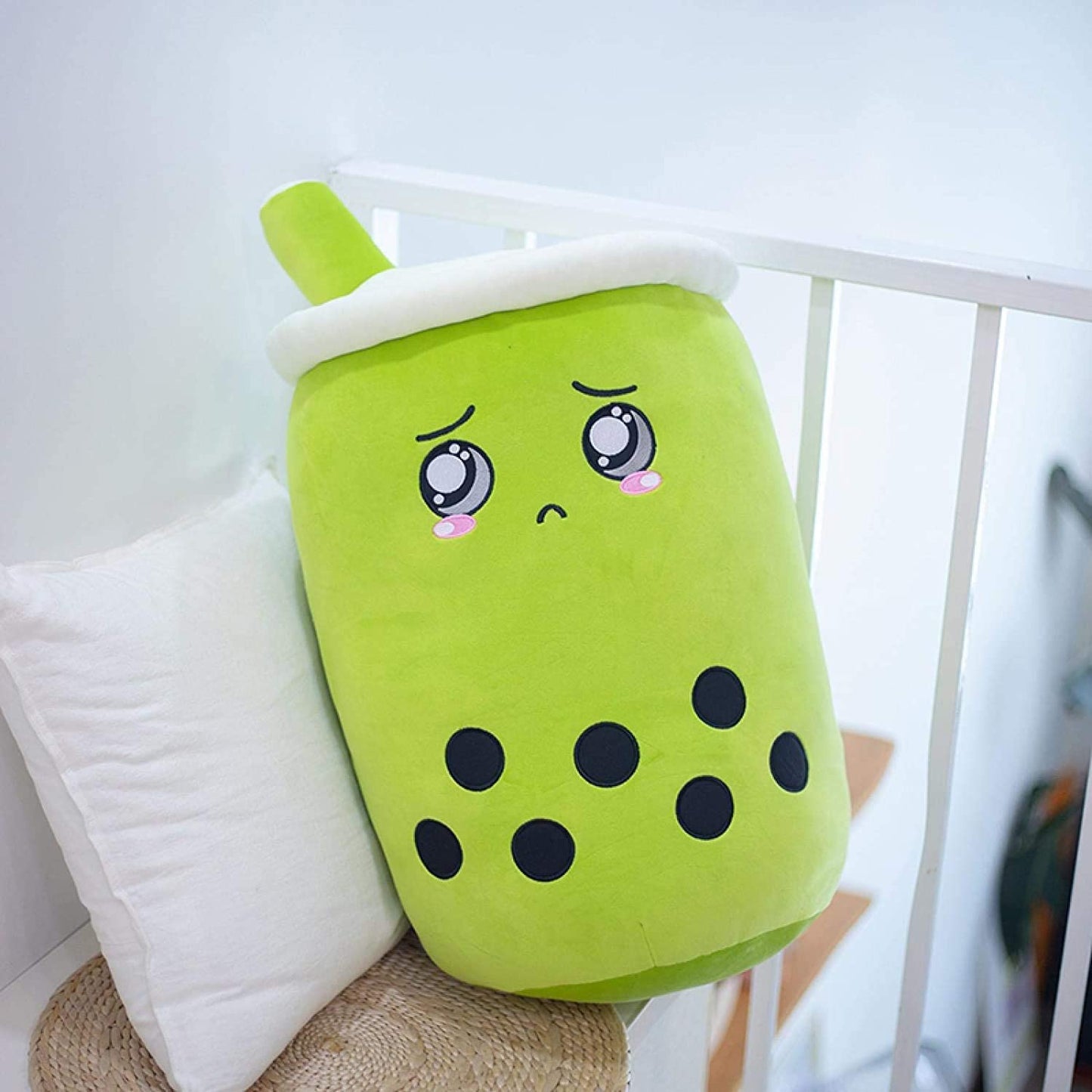Milk Tea Boba Plush Cushion – Cute Kids Gift