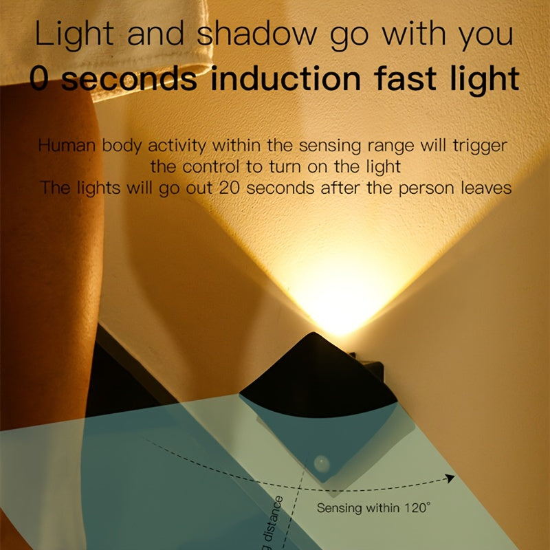 Motion-Activated Modern Wall Lamp for Bedroom & Porch