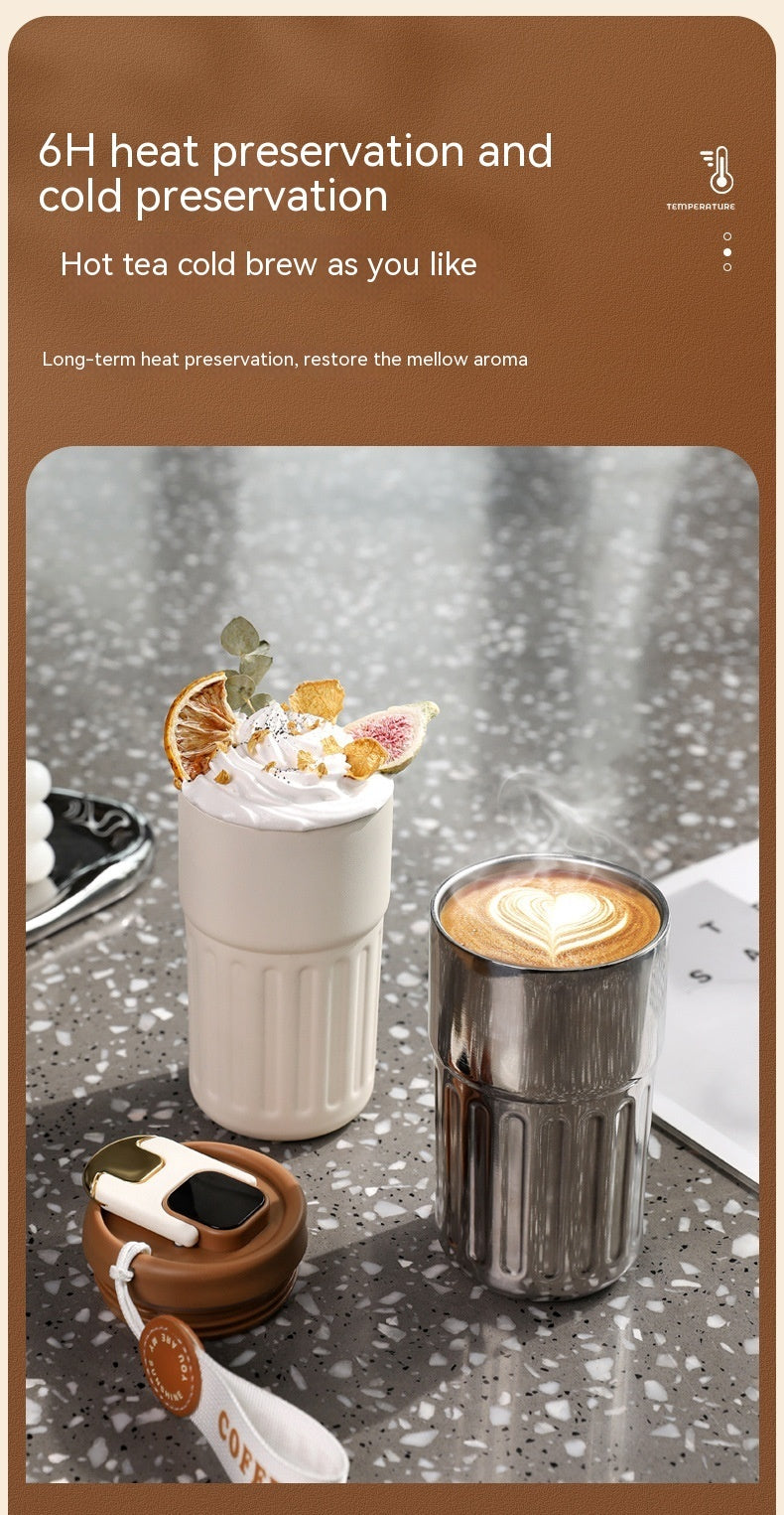 Smart Thermo Vacuum Cup – Stainless Steel 450ml