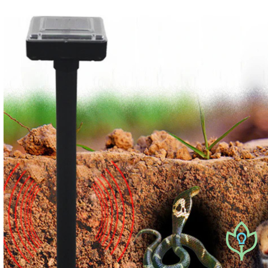 Solar Sonic Pest Repeller – Keeps Snakes & Rodents Away Naturally