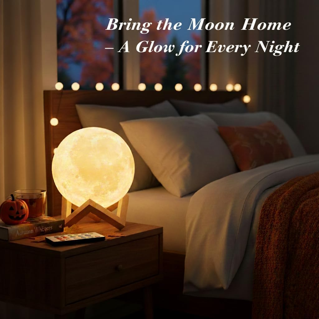 LED Moon Lamp – Multicolor Night Light