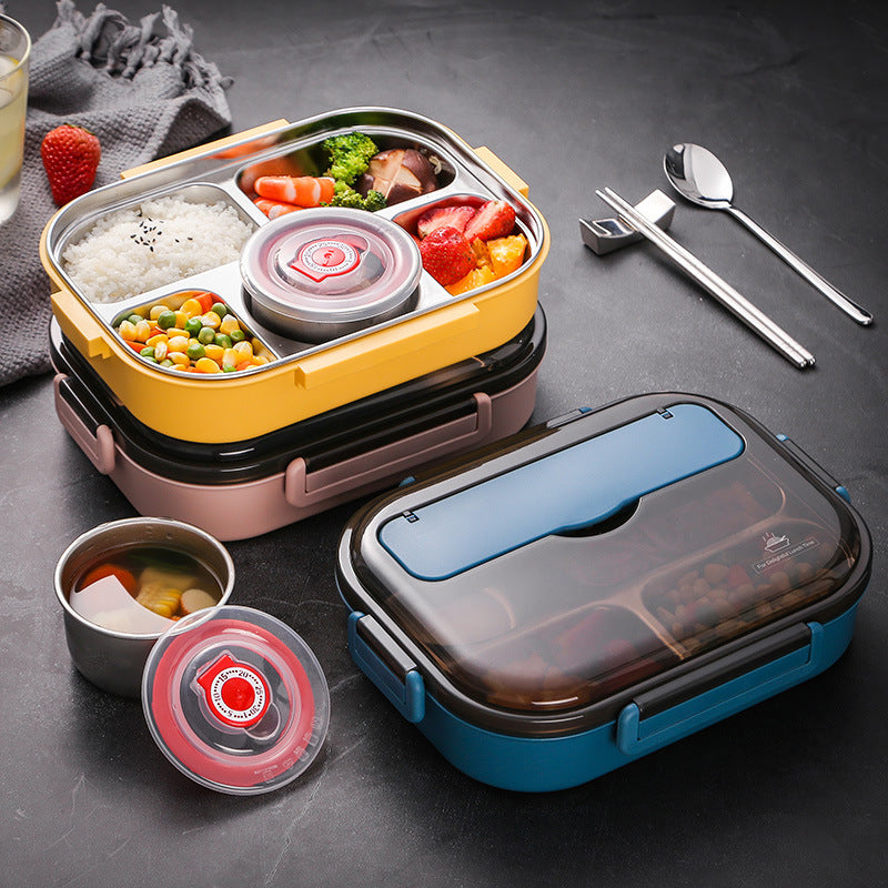 Kids Bento Lunch Box – Meal Separated, Leak-Proof Design