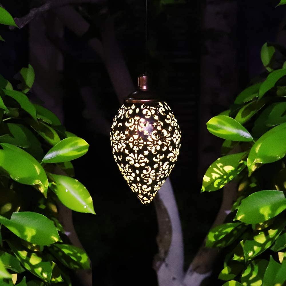 Solar LED Lantern Garland – Waterproof Hanging Outdoor Fairy Light