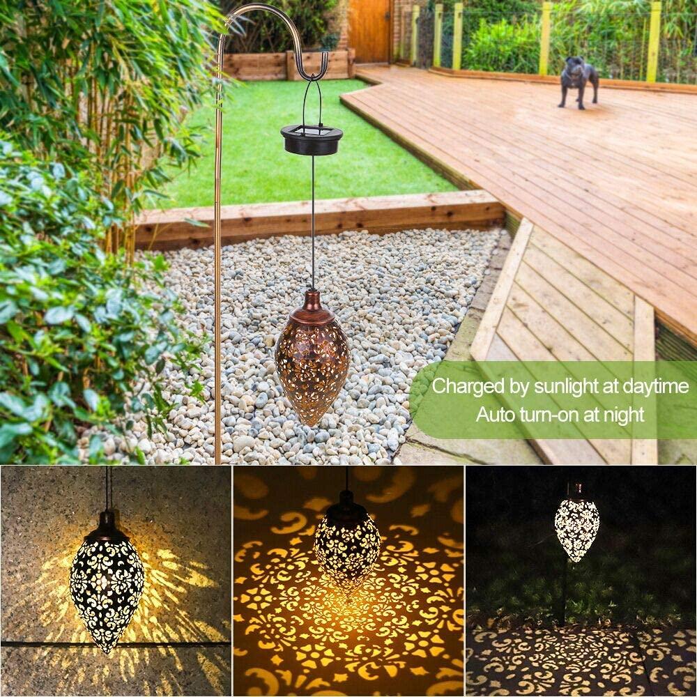 Solar LED Lantern Garland – Waterproof Hanging Outdoor Fairy Light