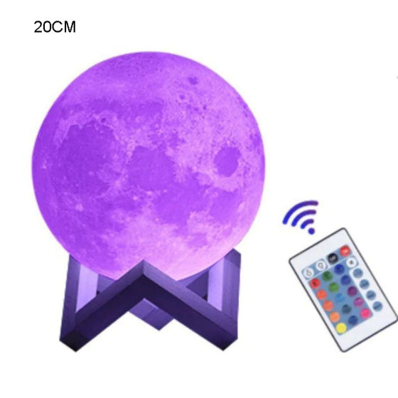 LED Moon Lamp – Multicolor Night Light