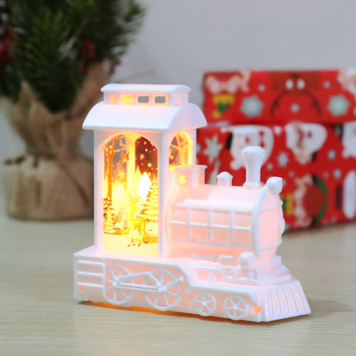 Christmas Glow Train Lantern – LED Holiday Decoration