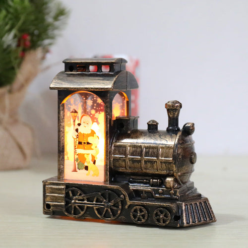 Christmas Glow Train Lantern – LED Holiday Decoration
