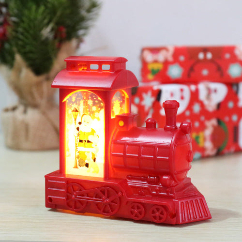 Christmas Glow Train Lantern – LED Holiday Decoration
