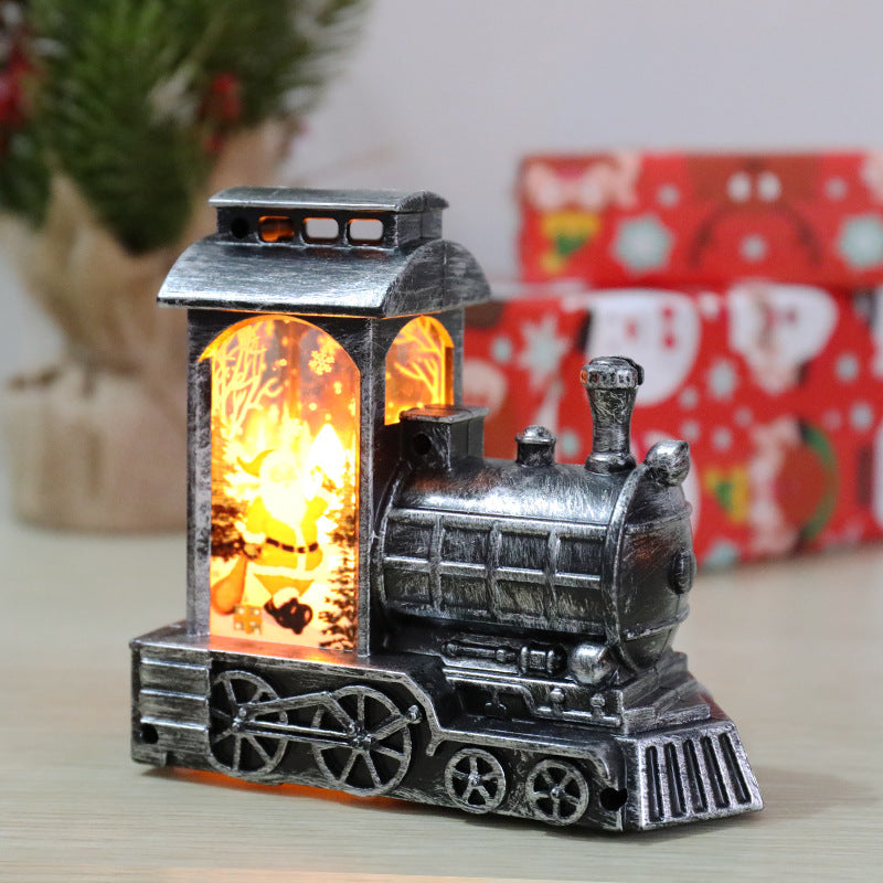 Christmas Glow Train Lantern – LED Holiday Decoration