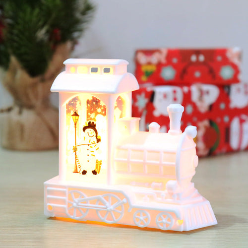 Christmas Glow Train Lantern – LED Holiday Decoration