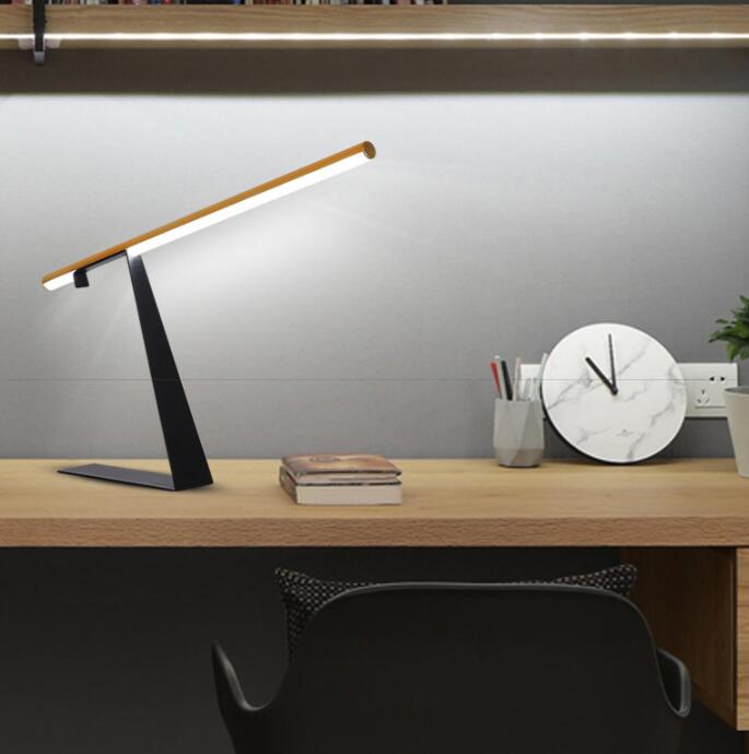 AuraBalance™ Minimalist LED Desk Lamp – Modern Ambient Lighting
