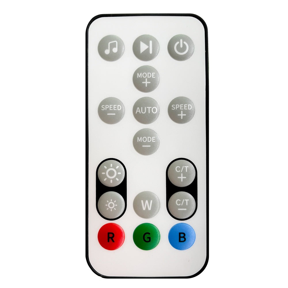 Smart Textile Round Ambient Standing Light With Mobile App Control