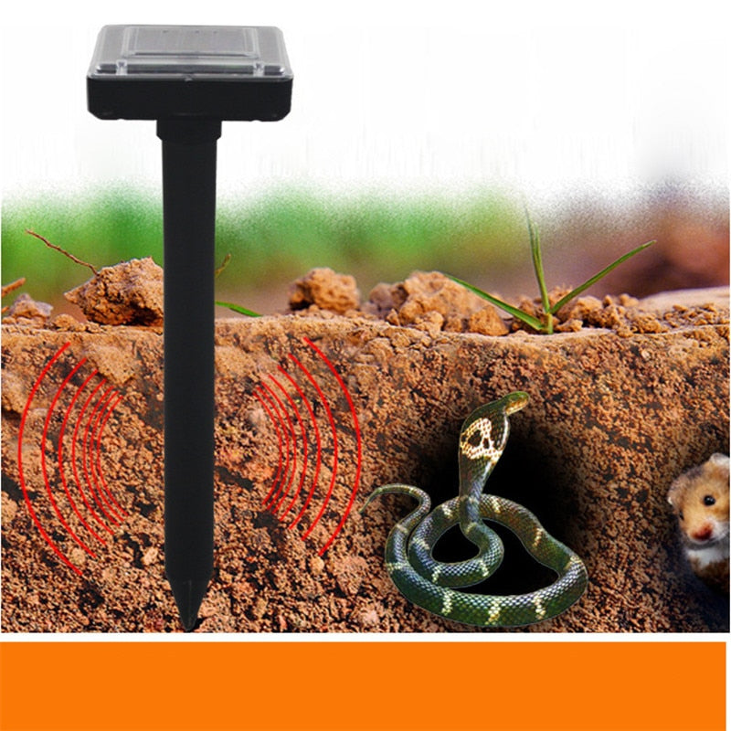 Solar Sonic Pest Repeller – Keeps Snakes & Rodents Away Naturally