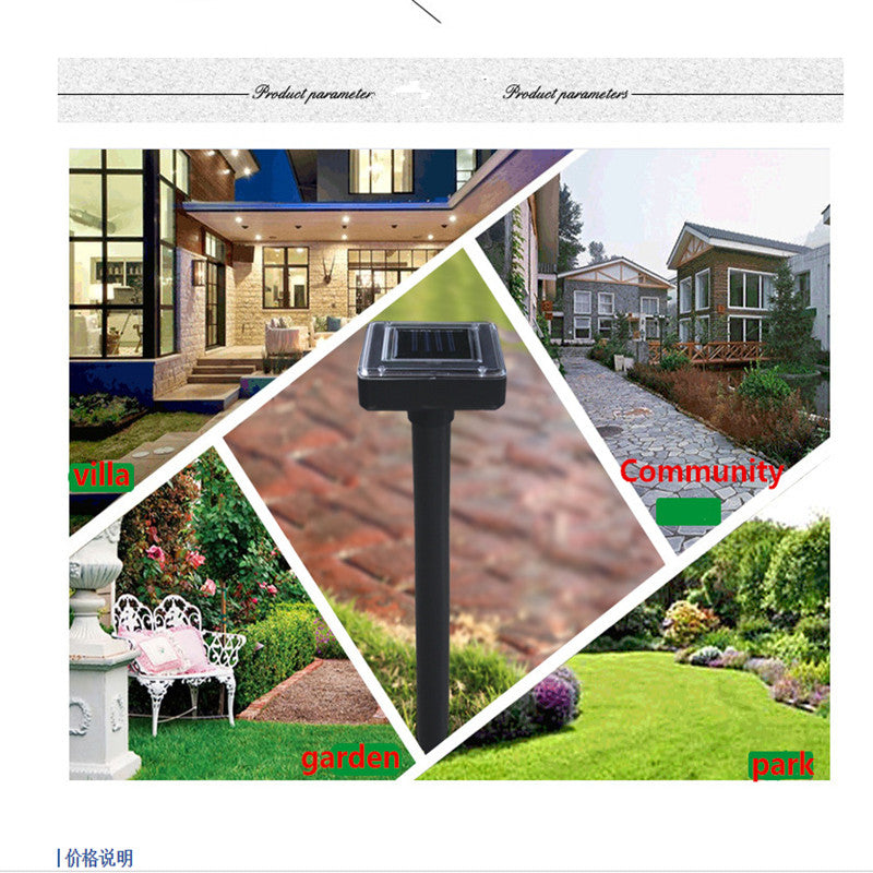 Solar Sonic Pest Repeller – Keeps Snakes & Rodents Away Naturally