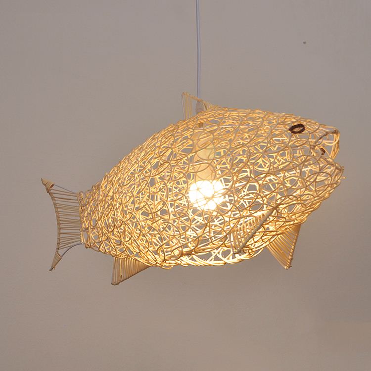 Innovative Aquatic Bamboo Light Fixture