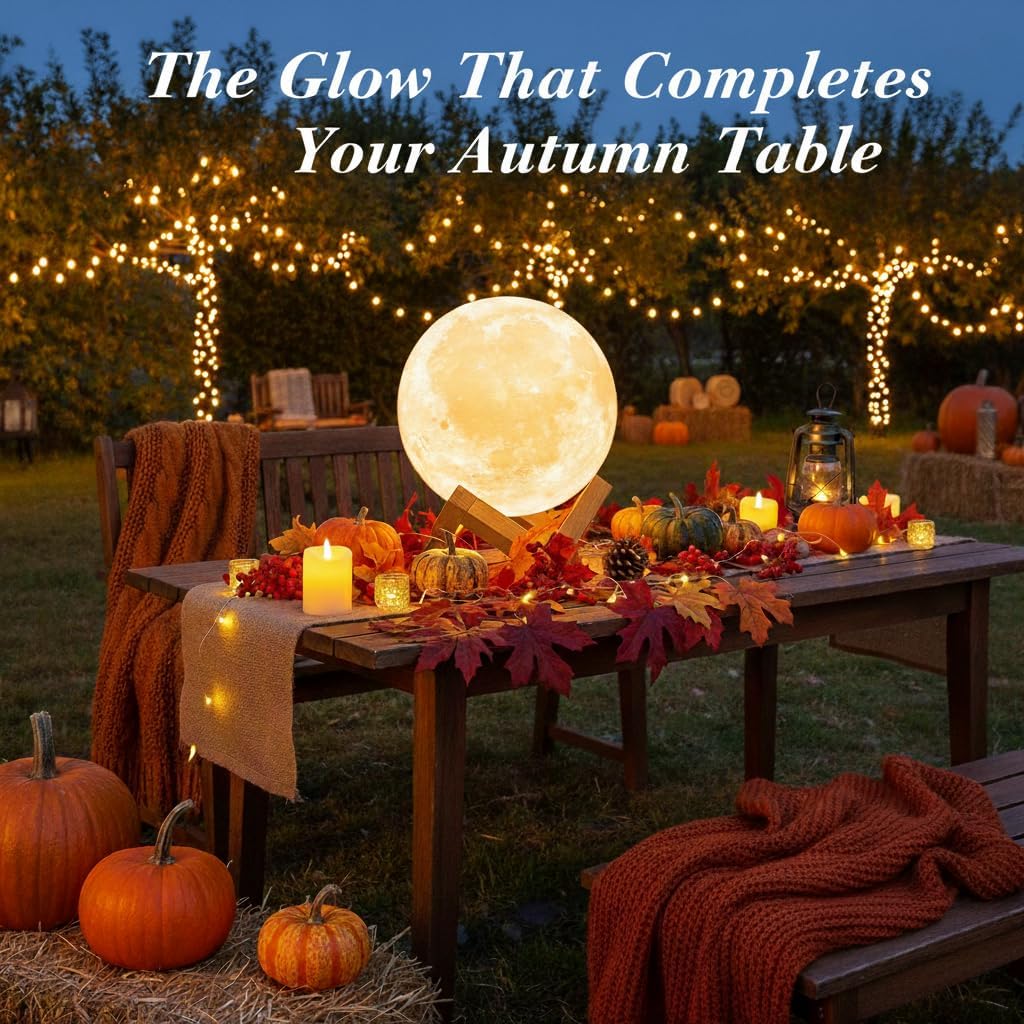 LED Moon Lamp – Multicolor Night Light