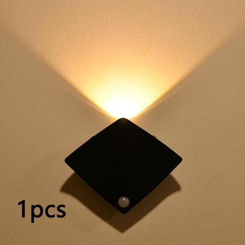 Motion-Activated Modern Wall Lamp for Bedroom & Porch