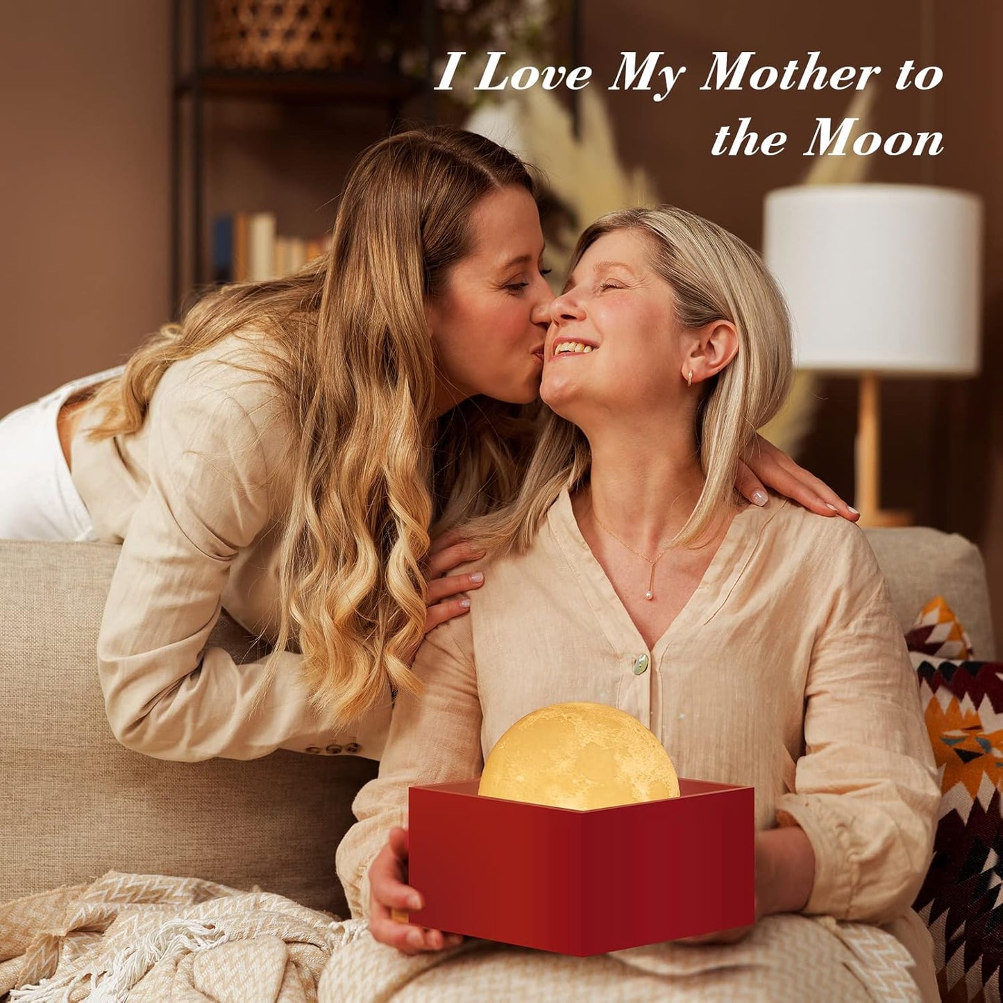 LED Moon Lamp – Multicolor Night Light