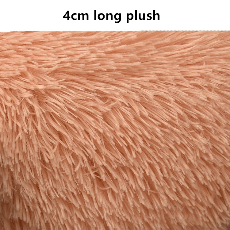 Calming Pet Bed – Deep Plush Washable Nest (70cm / 90cm / 120cm)