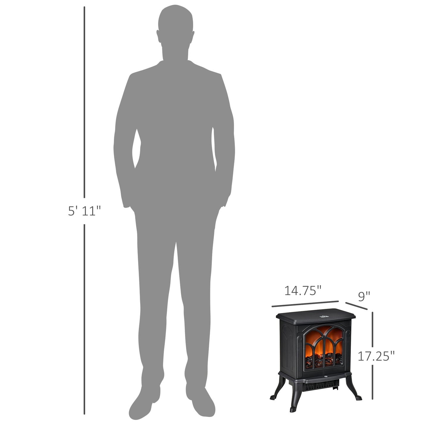 Electric Fireplace Heater