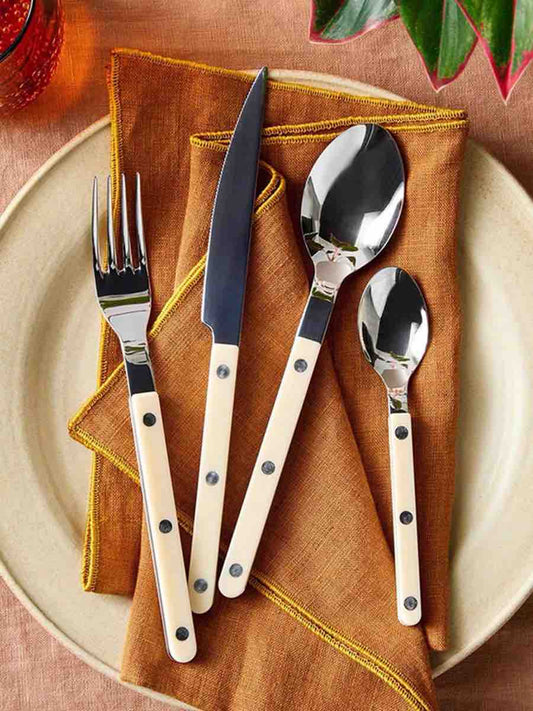 8-Piece Elegant Nordic Flatware Set – Bistrot Rivet Design
